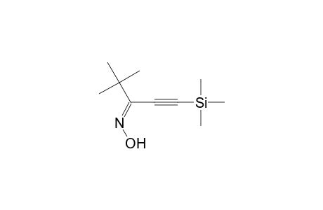 1-Pentyn-3-one, 4,4-dimethyl-1-(trimethylsilyl)-, oxime