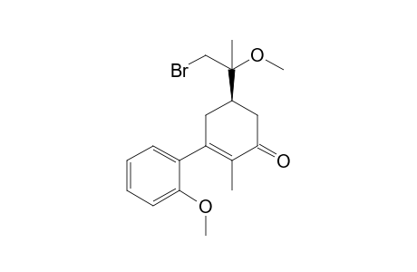 (5R)-5-(1-bromanyl-2-methoxy-propan-2-yl)-3-(2-methoxyphenyl)-2-methyl-cyclohex-2-en-1-one