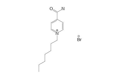 4-carbamoyl-1-heptylpyridinium bromide