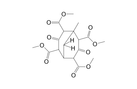 3,7-Dioxo-1-methylbicyclo[3,3,1]nonane-2,4,6,8-tetracarboxylic acid, tetramethyl ester