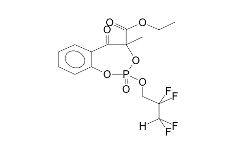 2-(2,2,3,3-TETRAFLUOROPROPOXY)-2,5-DIOXO-4-METHYL-4-ETHOXYCARBONYL-6,7-BENZO-1,3,2-DIOXAPHOSPHEPANE (DIASTEREOMER 1)