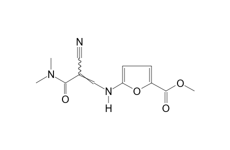 5-{[2-CYANO-2-(DIMETHYLCARBAMOYL)VINYL]AMINO}-2-FUROIC ACID, METHYL ESTER