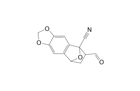 5,8-epoxynaphtho[2,3-d]-1,3-dioxole-5(6H)-carbonitrile,6-formyl-7,8-dihydro-