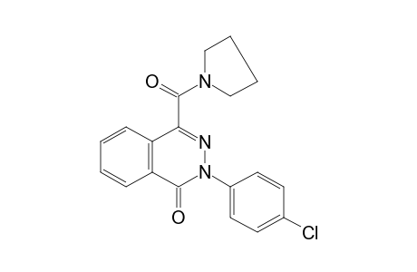 2-(p-CHLOROPHENYL)-4-[(1-PYRROLIDINYL)CARBONYL]-1(2H)-PHTHALAZINONE