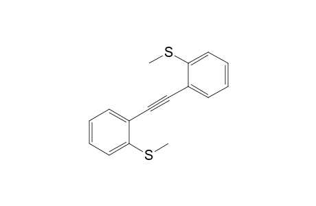 1-(Methylthio)-2-[2-[2-(methylthio)phenyl]ethynyl]benzene