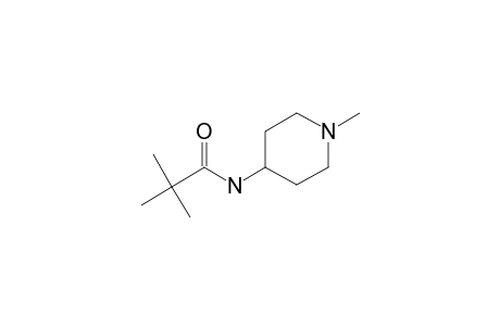 1-Methyl-4-piperidinamine, N-trimethylacetyl-