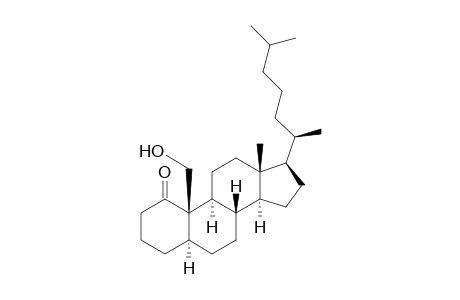 5.alpha.-Cholestan-1-one, 19-hydroxy-