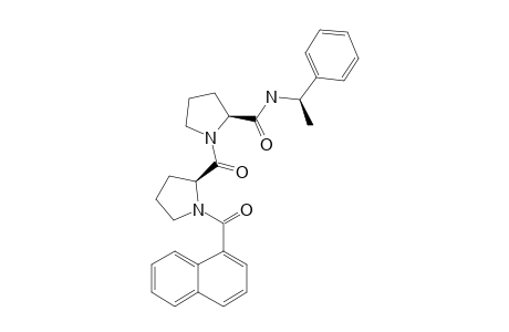 (S)-1-((1-Naphthoyl)-L-prolyl)-N-((R)-1-phenylethyl)pyrrolidine-2-carboxamide