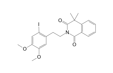 N-[2-(4,5-Dimethoxy-2-iodophenyl)ethyl]-5,5-diphenylhomophthalimide