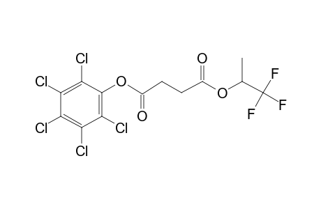 Succinic acid, 1,1,1-trifluoroprop-2-yl pentachlorophenyl ester