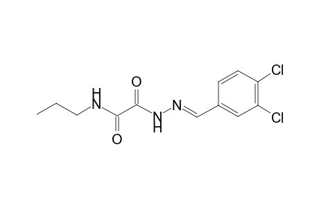 Acetamide, 2-(3,4-dichlorobenzylidenhydrazino)-2-oxo-n-propyl-