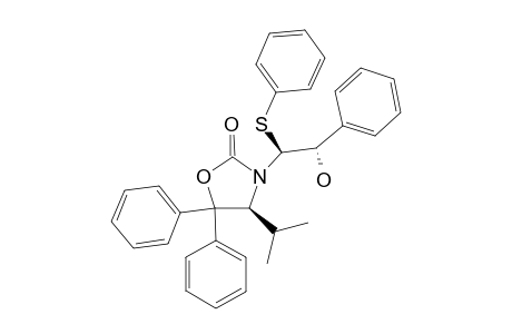 (S)-3-[(1S,2S)-2-HYDROXY-2-PHENYL-1-(PHENYLSULFANYL)-ETHYL]-4-ISOPROPYL-5,5-DIPHENYLOXAZOLIDIN-2-ONE