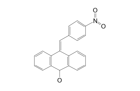 Anthracene-9-ol, 9,10-dihydro-10-(4-nitrobenzylideno)-