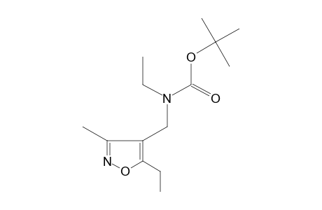 ethyl[(5-ethyl-3-methyl-4-isoxazolyl)methyl]carbamic acid, tert butyl ester