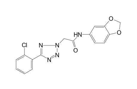 N-(1,3-benzodioxol-5-yl)-2-[5-(2-chlorophenyl)-1,2,3,4-tetrazol-2-yl]ethanamide