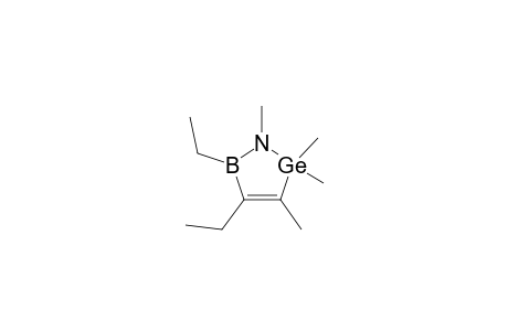 1H-1,2,5-Azagermaborole, 4,5-diethyl-2,5-dihydro-1,2,2,3-tetramethyl-