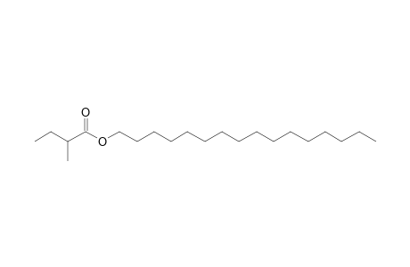 Butyric acid, 2-methyl-, hexadecyl ester