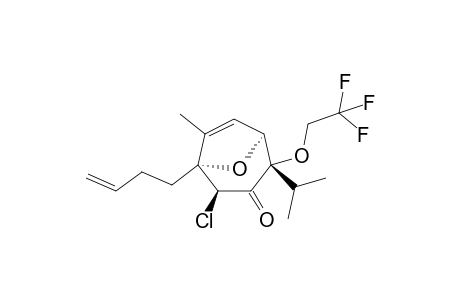 1-(BUT-3-ENYL)-2-CHLORO-4-ENDO-ISOPROPYL-7-METHYL-4-EXO-(2,2,2-TRIFLUOROETHOXY)-8-OXABICYCLO-[3.2.1]-OCT-6-EN-3-ONE