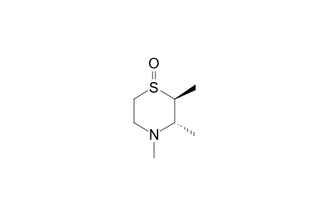 N,2,3-TRIMETHYL-1,4-THIAZANE-S-OXIDE;MINOR_CONFORMATION_1