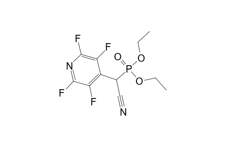 Diethyl cyano(2,3,5,6-tetrafluoro-4-pyridinyl)methylphosphonate