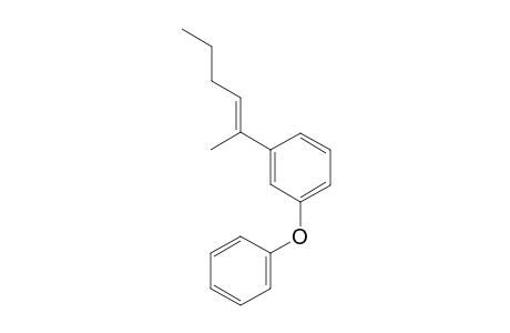 (E)-1-(hex-2-en-2-yl)-3-phenoxybenzene