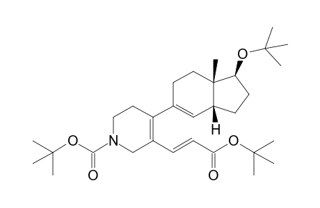 (E)-(1''S,3a''R,7a''S)-tert-Butyl 5'-(2-tert-butoxycarbonylethenyl)-4'-(1''-tert-butoxy-7a''-methyl-2'',3'',3a'',6'',7'',7a''-hexahydro-1''H-indene-5''-yl)-3',6'-dihydro-2'H-pyridine-1'-carboxylate