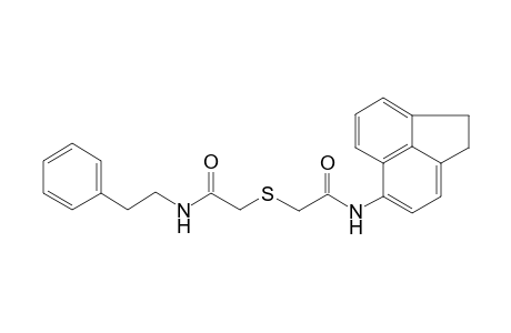 2-[[2-(acenaphthen-5-ylamino)-2-keto-ethyl]thio]-N-phenethyl-acetamide