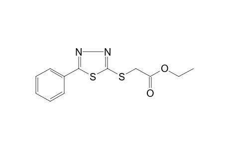 [(5-phenyl-1,3,4-thiadiazol-2-yl)thio]acetic acid, ethyl ester