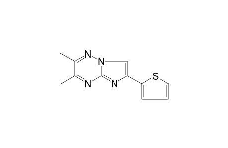 2,3-Dimethyl-6-(2-thienyl)imidazo[1,2-b][1,2,4]triazine