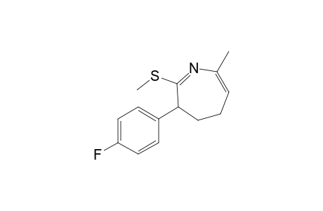 6-(4-Fluorophenyl)-7-methyl-2-(methylsulfanyl)-4,5-dihydro-3H-azepine