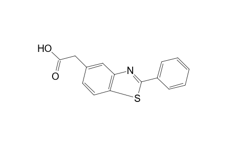 2-phenyl-5-benzothiazoleacetic acid