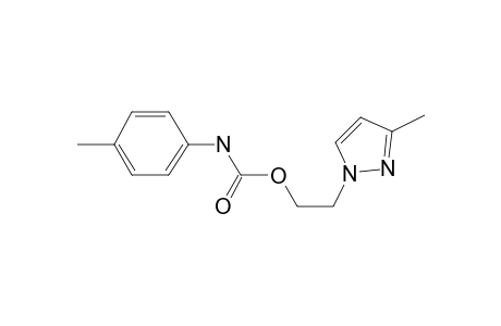 Carbamic acid, N-(4-tolyl)-, 2-(3-methylpyrazol-1-yl)ethyl ester