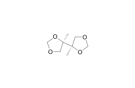 4,4'-Bi-1,3-dioxolane, 4,4'-dimethyl-, (R*,R*)-(.+-.)-