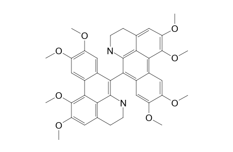 BIS-DEHYDRONORGLAUCINE;7,7'-BIS-NORDEHYDROGLAUCINE