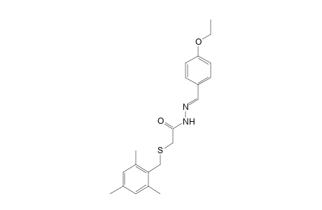 [(2,4,6-trimethylbenzyl)thio]acetic acid, (p-ethoxybenzylidene)hydrazide