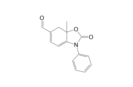 6-Formyl-7a-methyl-3-phenyl-7,7a-dihydrobenzo[d]oxazol-2(3H)-one