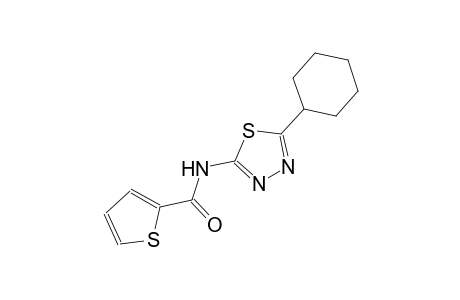 N-(5-cyclohexyl-1,3,4-thiadiazol-2-yl)-2-thiophenecarboxamide