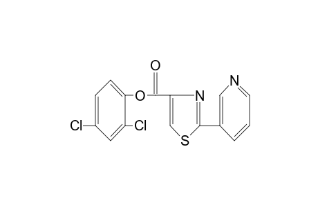 2-(3-pyridyl)-4-thiazolecarboxylic acid, 2,4-dichlorophenyl ester
