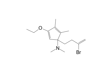 1-(3-bromanylbut-3-enyl)-4-ethoxy-N,N,2,3-tetramethyl-cyclopenta-2,4-dien-1-amine