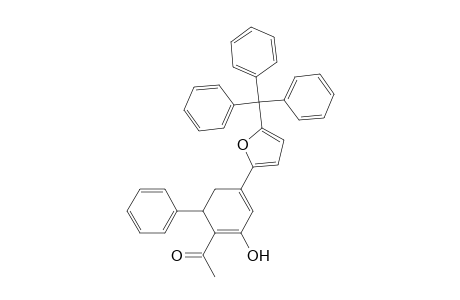 1-[2-hydroxy-6-phenyl-4-(5-trityl-2-furyl)-1,3-cyclohexadien-1-yl]ethanone