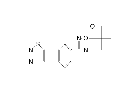 O-pivaloyl-p-(1,2,3-thiadiazol-4-yl)benzamidoxime