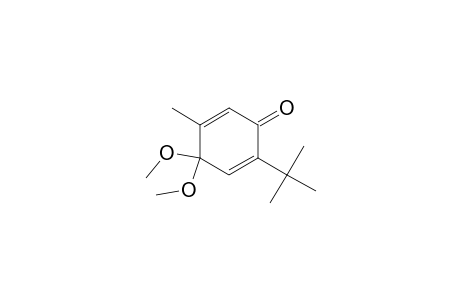 2-Tert-butyl-4,4-dimethoxy-5-methylcyclohexa-2,5-dienone