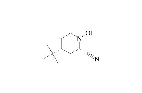 2-Piperidinecarbonitrile, 4-(1,1-dimethylethyl)-1-hydroxy-, cis-(.+-.)-