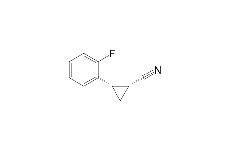 (-)-(1R,2S)-2-(2-fluorophenyl)cyclopropanecarbonitrile