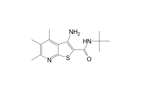 3-Amino-N-tert-butyl-4,5,6-trimethyl-2-thieno[2,3-b]pyridinecarboxamide