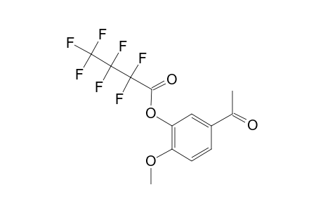 Acetoisovanillone, heptafluorobutyrate