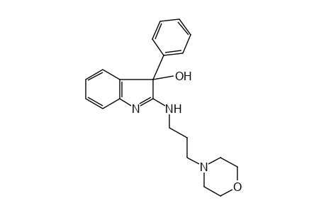 2-[(3-MORPHOLINOPROPYL)AMINO]-3-PHENYL-3H-INDOL-3-OL