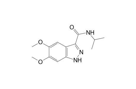 5,6-dimethoxy-N-isopropyl-1H-indazole-3-carboxamide