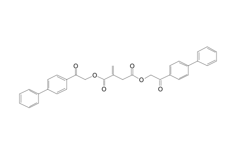 2-Methylenesuccinic acid, bis-(2-biphenyl-4-yl-2-oxoethyl ester)