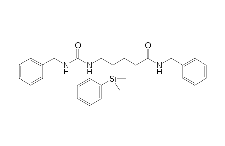 N-Phenylmethyl-4-[dimethyl(phenyl)silyl]-5-(phenylmethylaminocarbonylamino)pentanamide